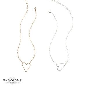 Park Lane Dual-Tone Heart Necklaces